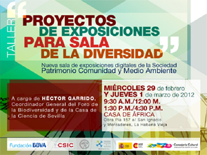 Taller de fotografía: “Proyectos de exposiciones para Sala de la Diversidad”