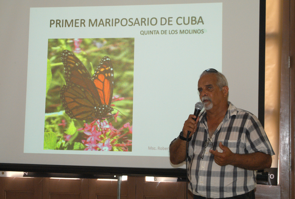 Presentación del proyecto ¨Mariposario¨ en la Quinta de los Molinos.